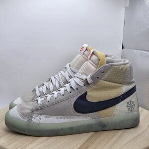 Men's Size 8 -Nike Blazer Mid '77 Sneakers Cream 'Move To Zero' DH4505-200 Shoes